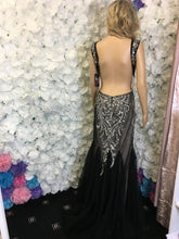 Load image into Gallery viewer, Heavy Embellished Open Back Fishtail Mermaid Dress