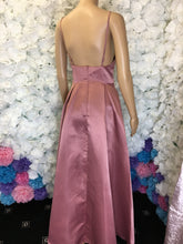 Load image into Gallery viewer, A-Line Satin Prom Dress with Pockets &amp; Embellishments
